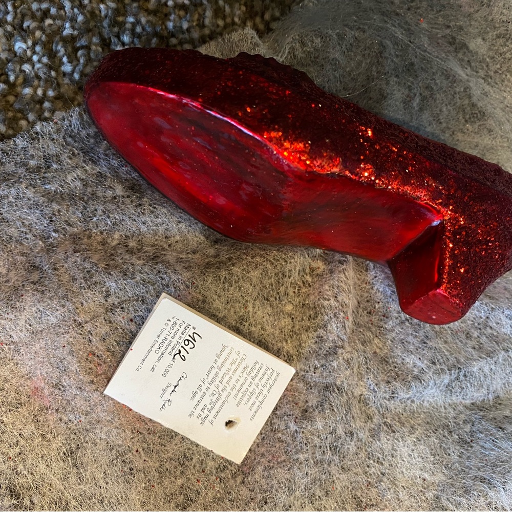 Christopher Radko Ruby slipper - Picture 2 of 3